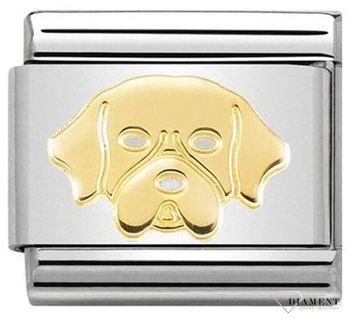 Nomination - Link 18K zawieszka złoto 'Gold Pies Golden Retriever ' 030162 56 biżuteria nomination nomination zawieszki nomination baza.jpg